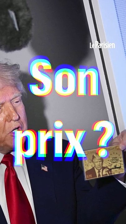 Trump dévoile sa carte Gold à 5 millions de dollars