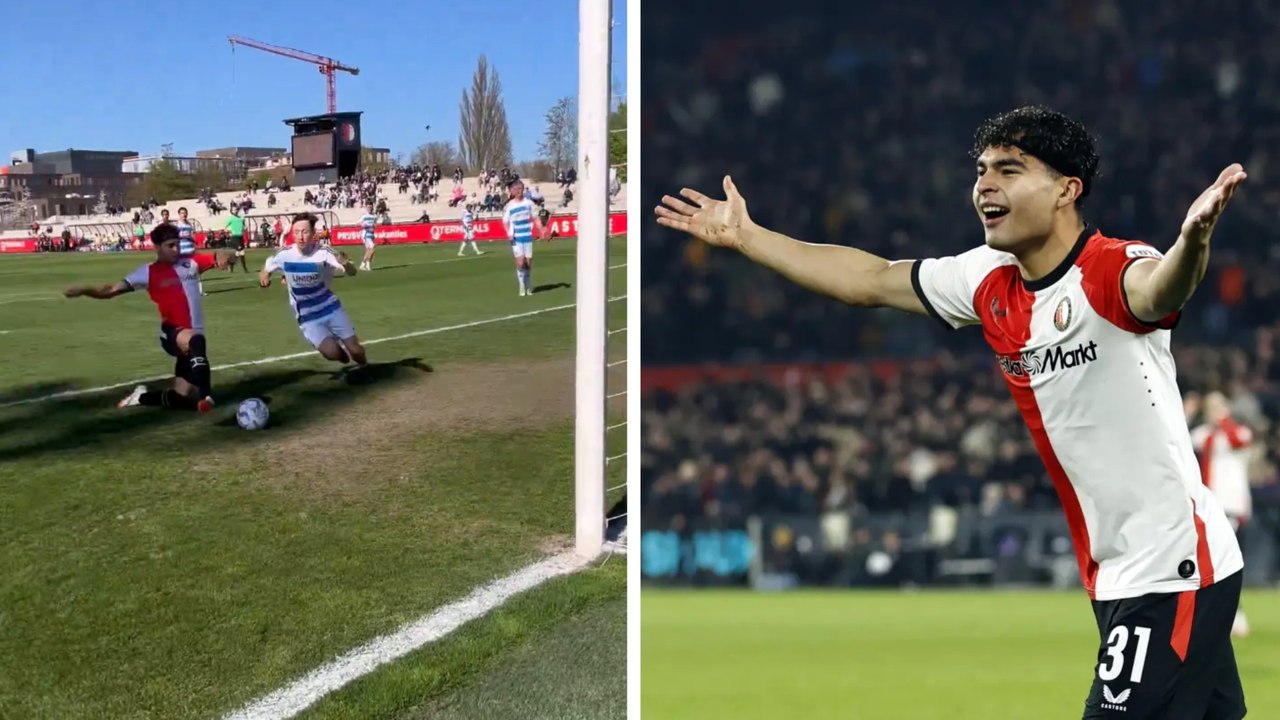 Stephano Carrillo anota su primer gol con el Feyenoord Sub21