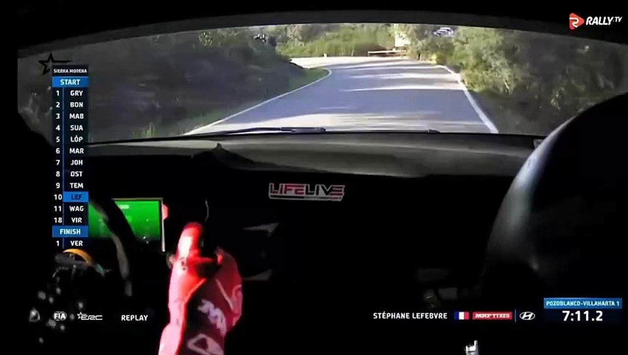 ERC 2025 Rally Sierra Morena SS9 Lefebvre Spin