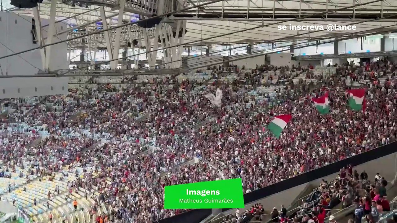 Torcida do Fluminense homenageia Renato Gaúcho