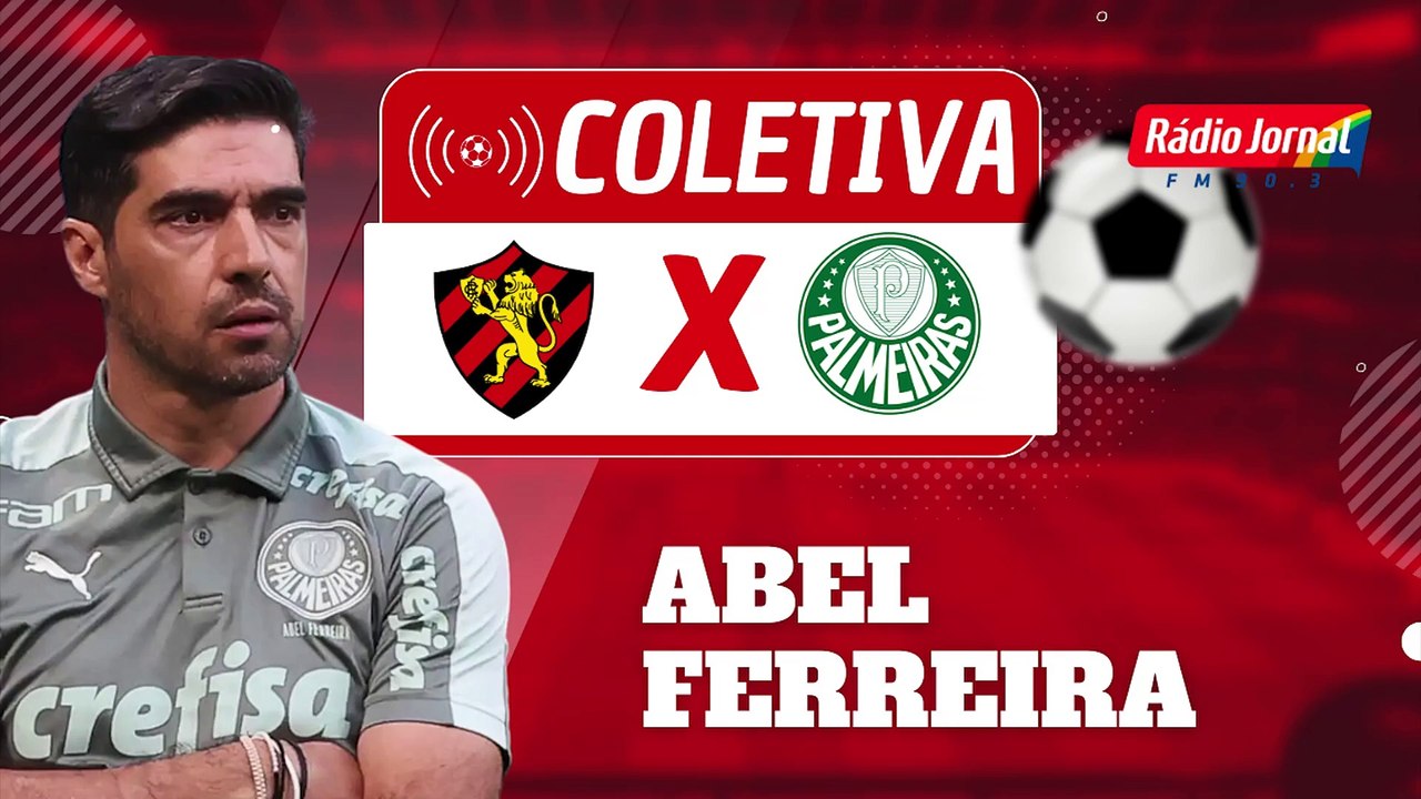 "Com todo respeito, o Sport luta por outros objetivos", diz Abel Ferreira em coletiva após vitória do Palmeiras