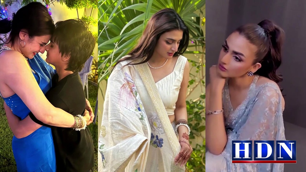 Hira Mani bold dress