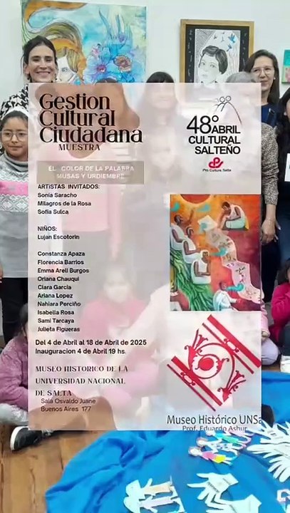 "El color de la palabra", un seminario imperdible del Abril Cultural Salteño