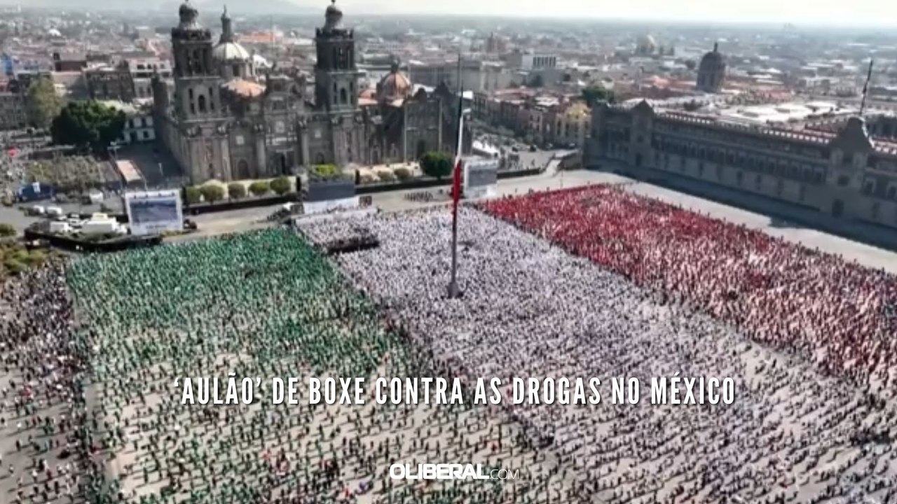 ‘Aulão’ de boxe contra as drogas no México
