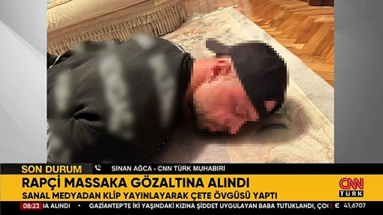 Rapçi  'Massaka' İstanbul'da gözaltına alındı