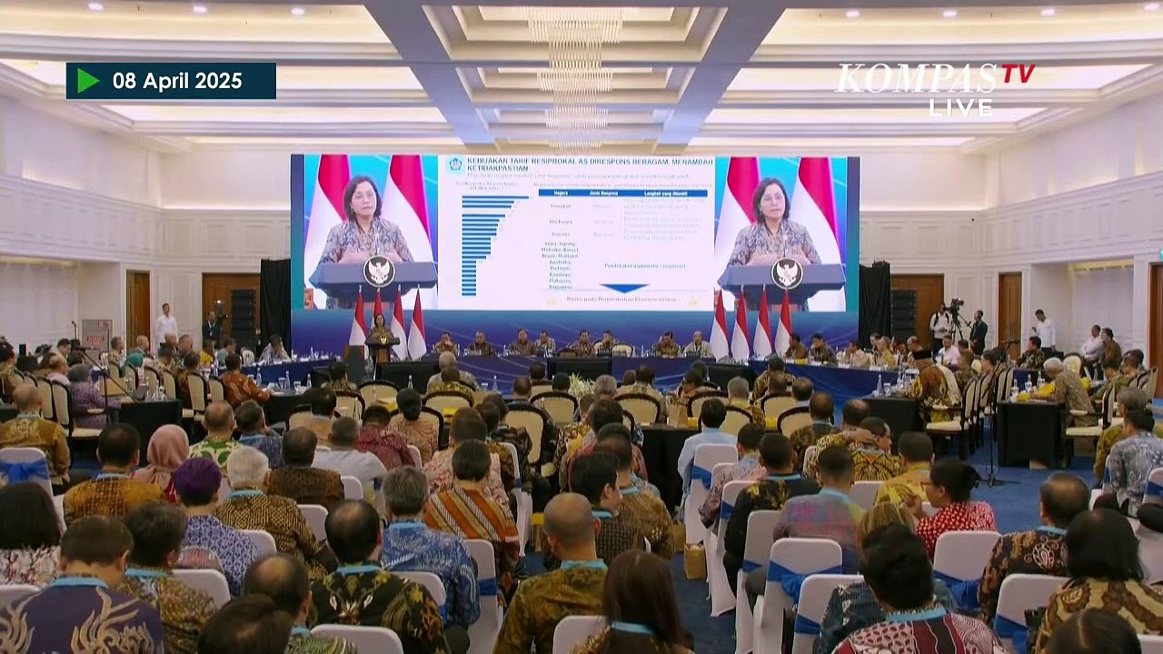 [FULL] Sri Mulyani Beberkan Dampak dari Tarif Resiprokal 32 Persen dari Trump untuk Indonesia