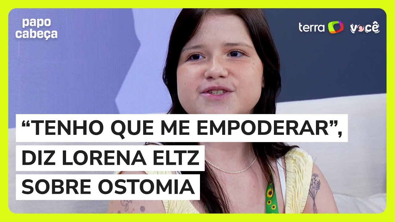 "Tenho que aceitar e me empoderar", diz Lorena Eltz sobre ostomia