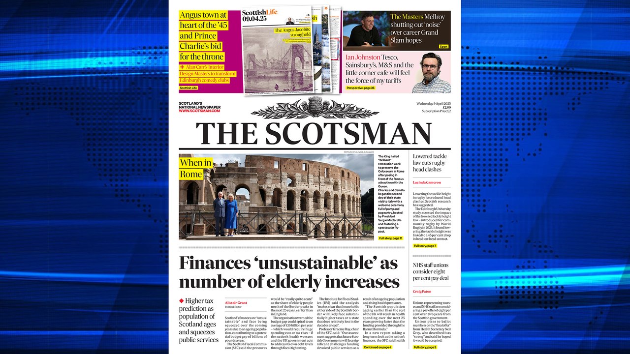 The Scotsman Bulletin Wednesday April 09 2025 #Politics
