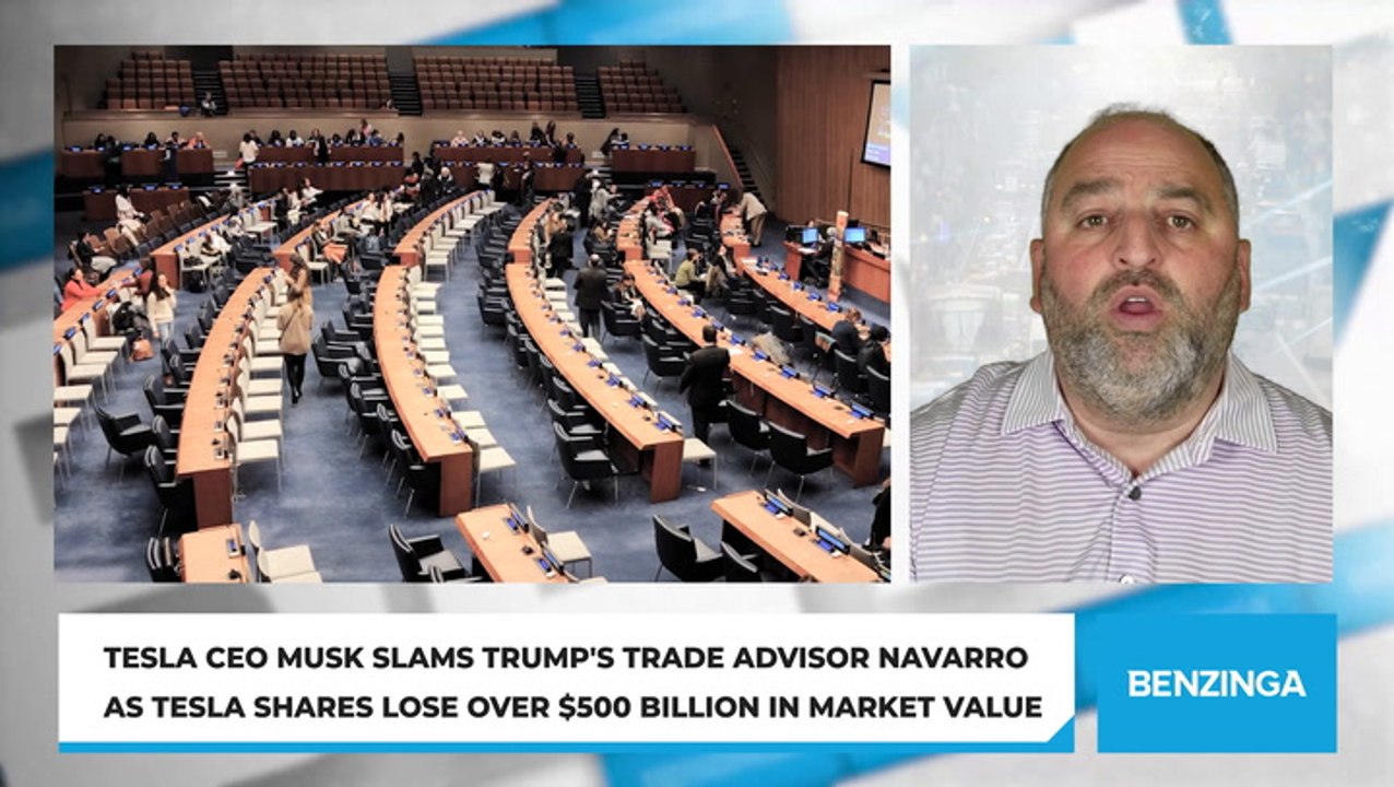 Tesla CEO Musk Slams Trump's Trade Advisor Navarro As Tesla Shares Lose Over $500 Billion In Market Value
