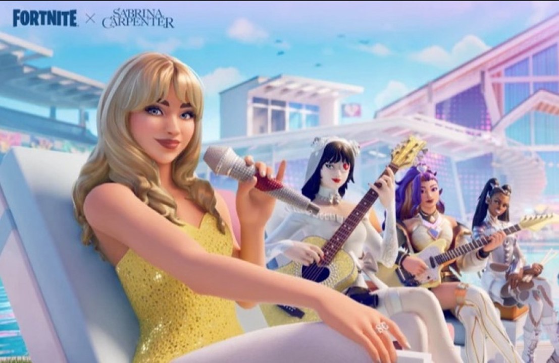 サブリナ・カーペンター、人気ゲーム『フォートナイト』とコラボ