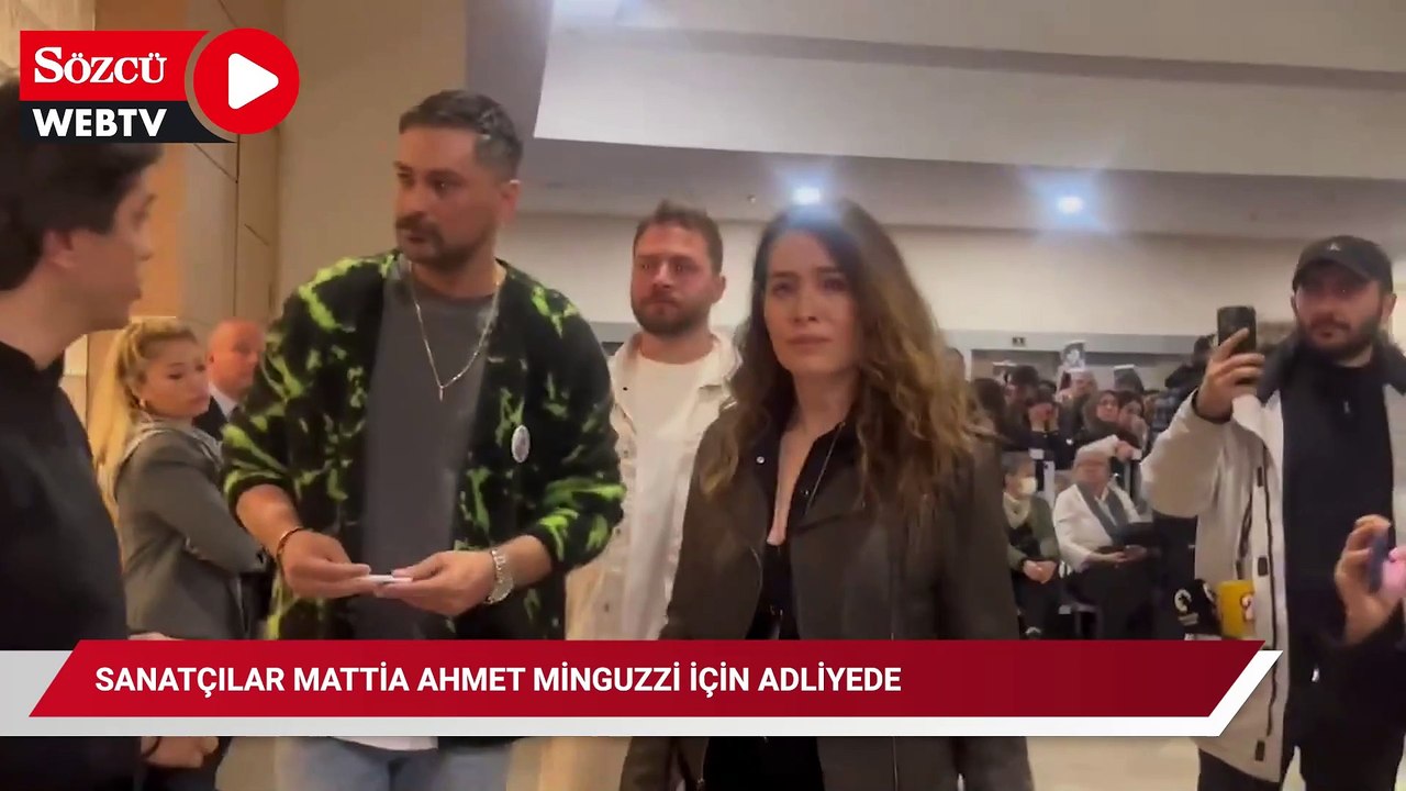 Tanem Sivar, Onur Tuna, Belçim Bilgin, Ece Seçkin... Hepsi Mattia Ahmet Minguzzi için adliyede