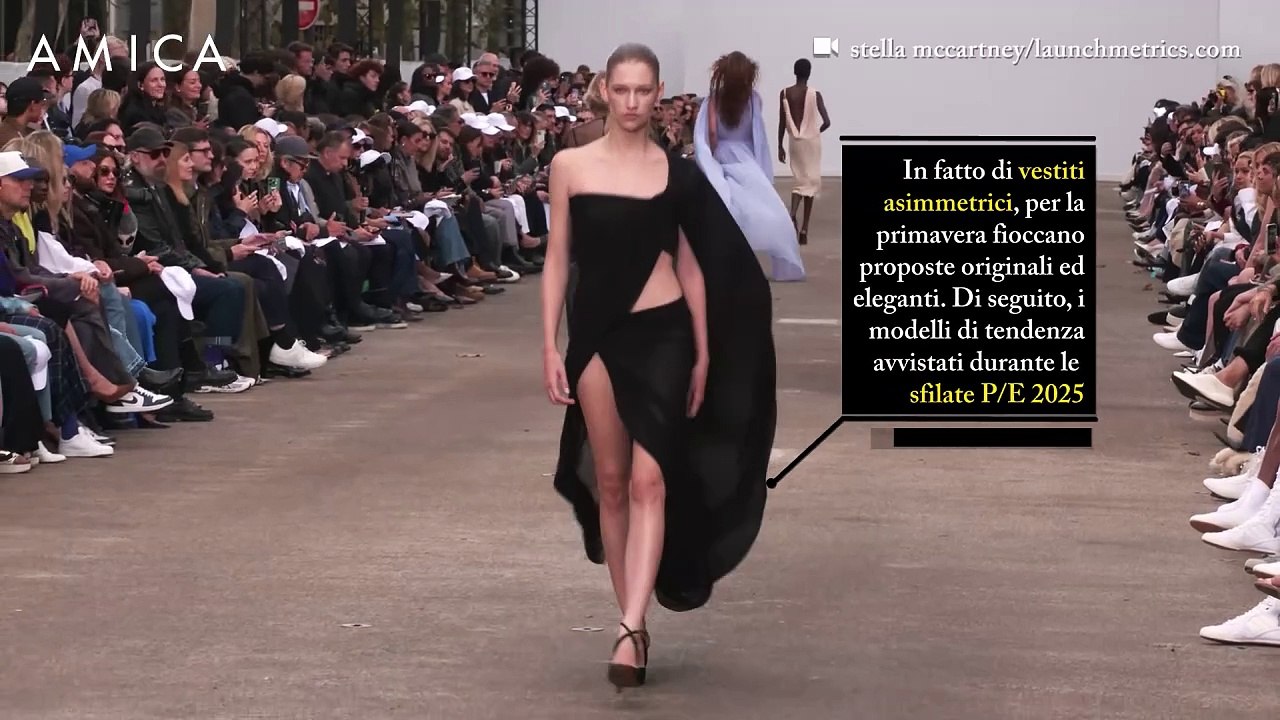 Vestiti asimmetrici di tendenza: a ciascuna, il suo