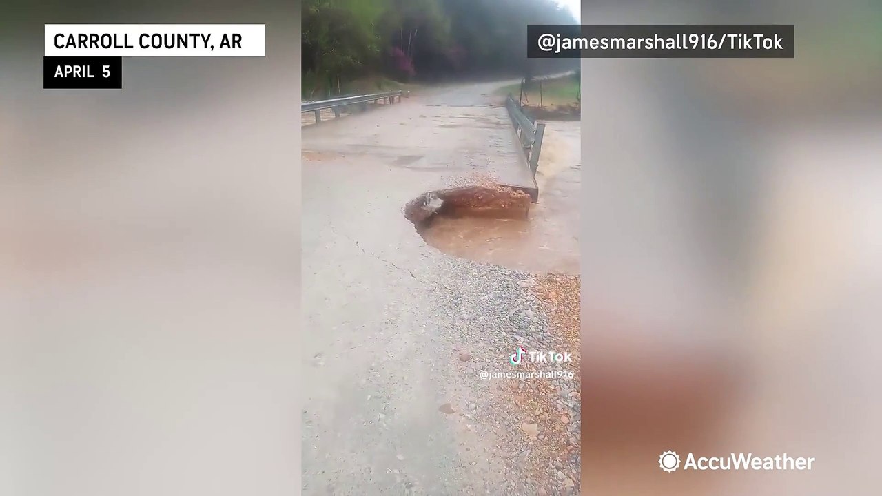 Roadway collapses