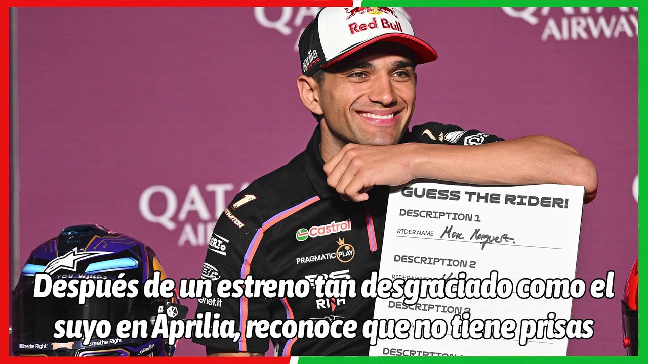 Doloroso regreso de Jorge Martín en Qatar