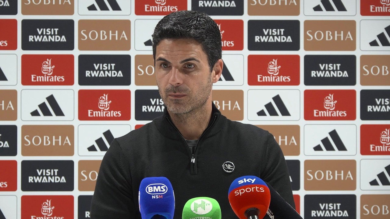 Arteta reacts to drawing against Brentford and injury ahead of Real Madrid