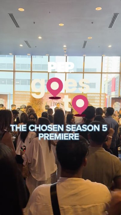 #PEPgoesto The Chosen Season 5 premiere