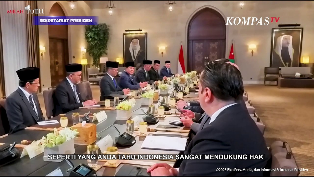 Depan Raja Yordania, Presiden Prabowo Singgung Hari-Hari Tergelap