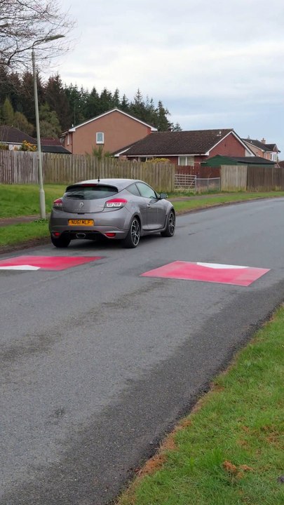 Painted / sticker 'speed bumps