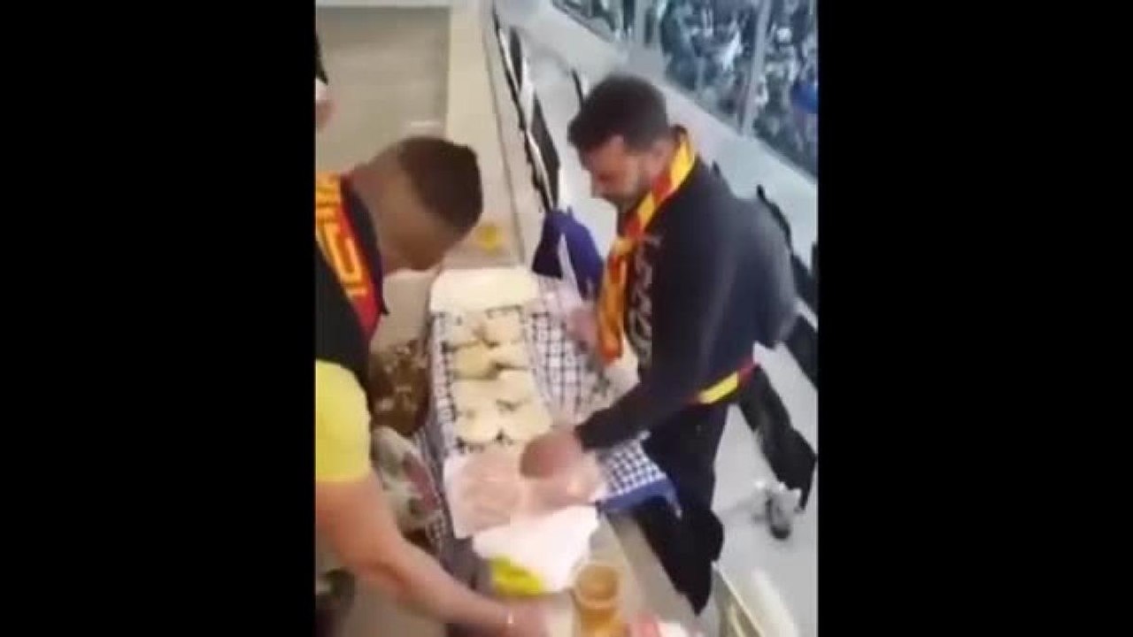Pic nic durante la partita Juve Lecce