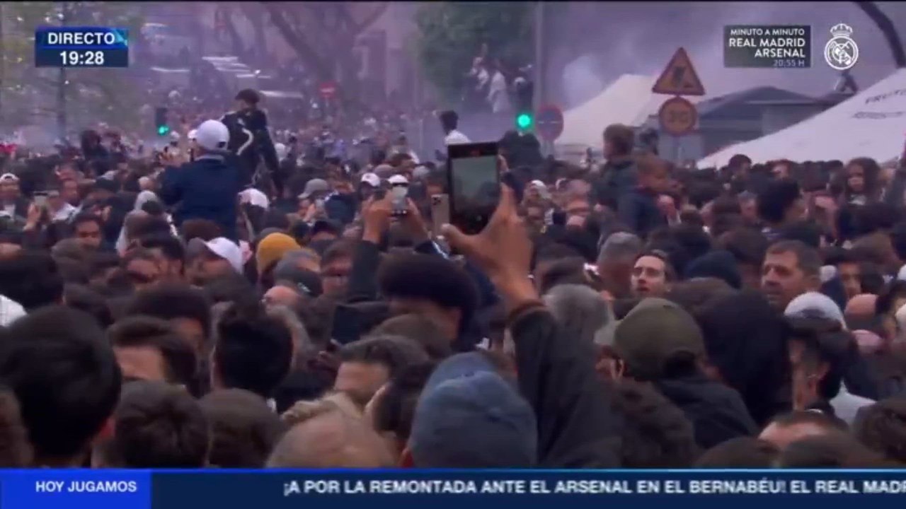 Llegada Real Madrid al Bernabéu | Real Madrid - Arsenal
