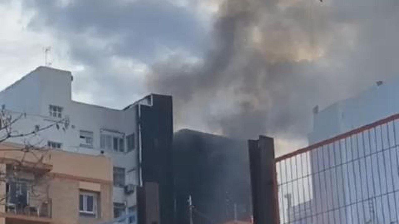 Incendio en Castellón.