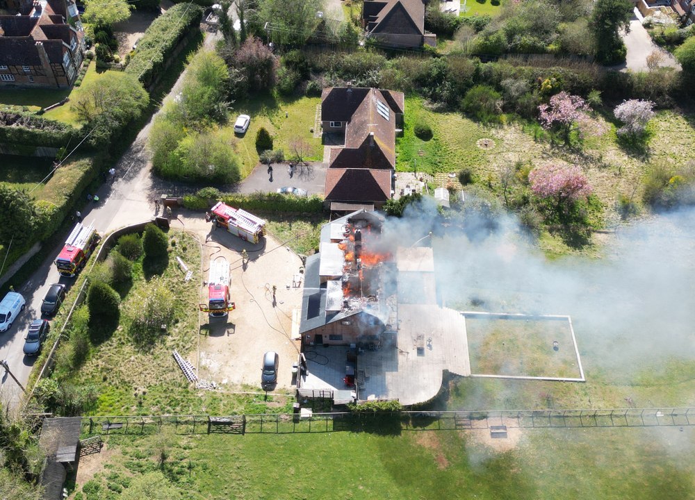 Liss House Fire on Rake Road 🔥