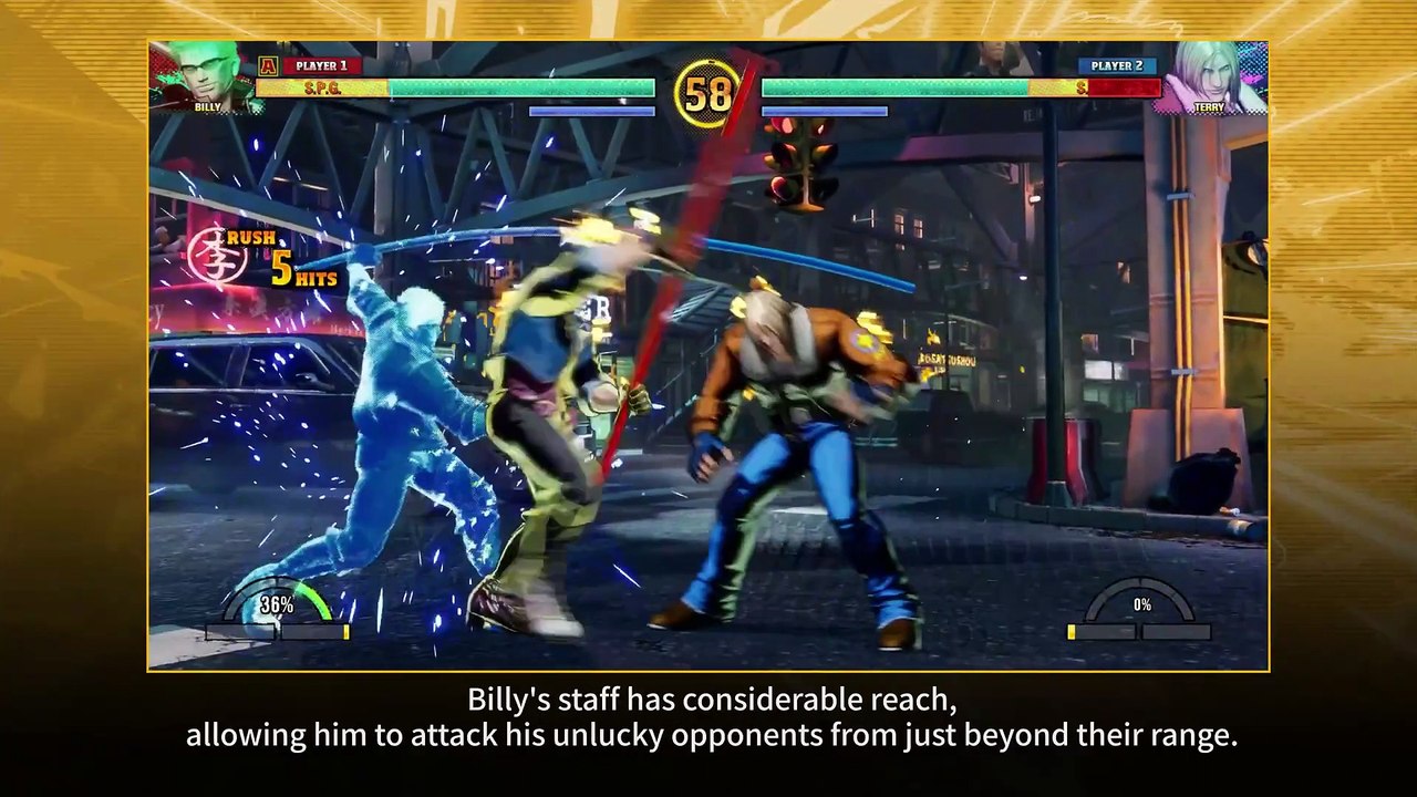 Fatal Fury City of the Wolves - Billy Character Breakdown Trailer