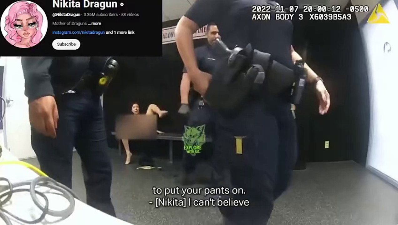 Footage of Transgender Nikita Draguns body cam arrest has been released