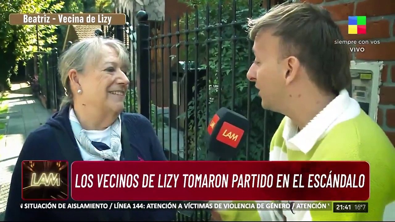 vecinos de Lizy Tagliani