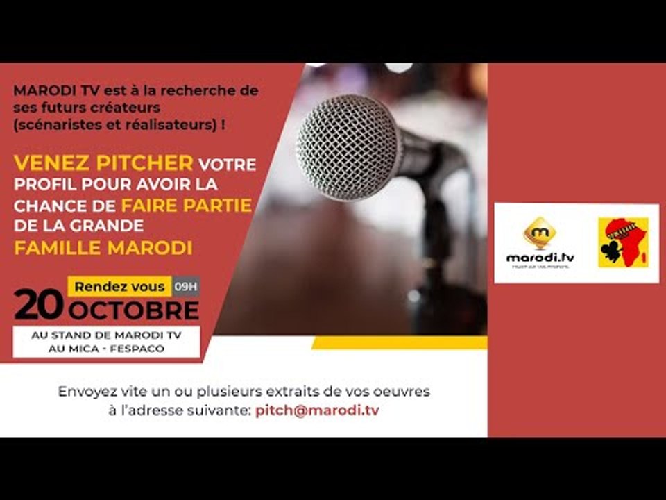 Vous pouvez être le prochain créateur chez Marodi Tv.