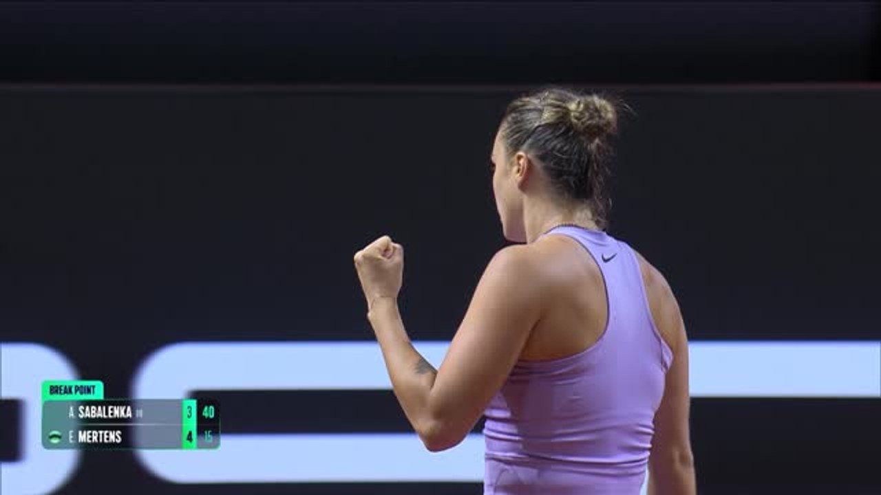 Stuttgart - Sabalenka, seule rescapée