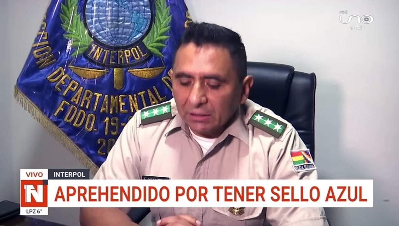 Ciudadano venezolano aprehendido por tener sello azul de Interpol