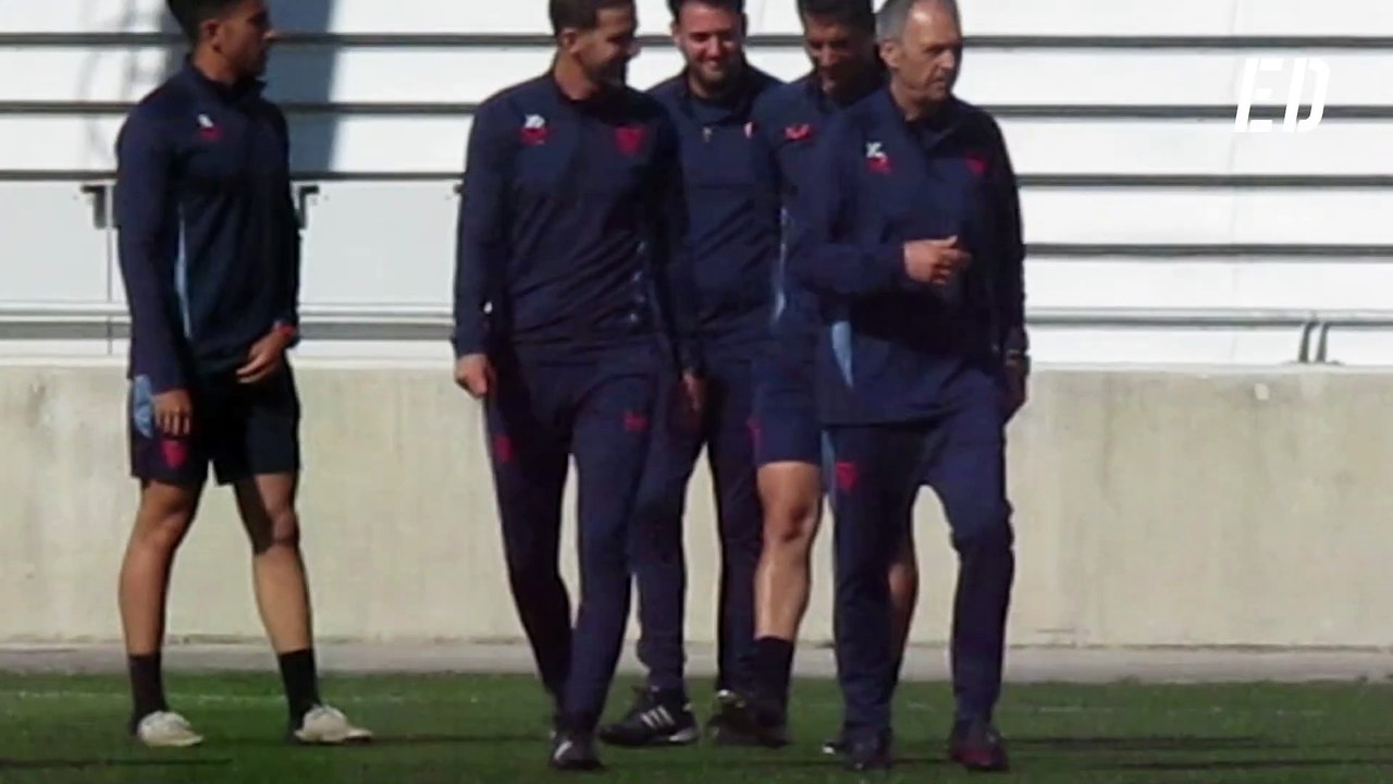 El Sevilla se entrena con la baja de Lokonga
