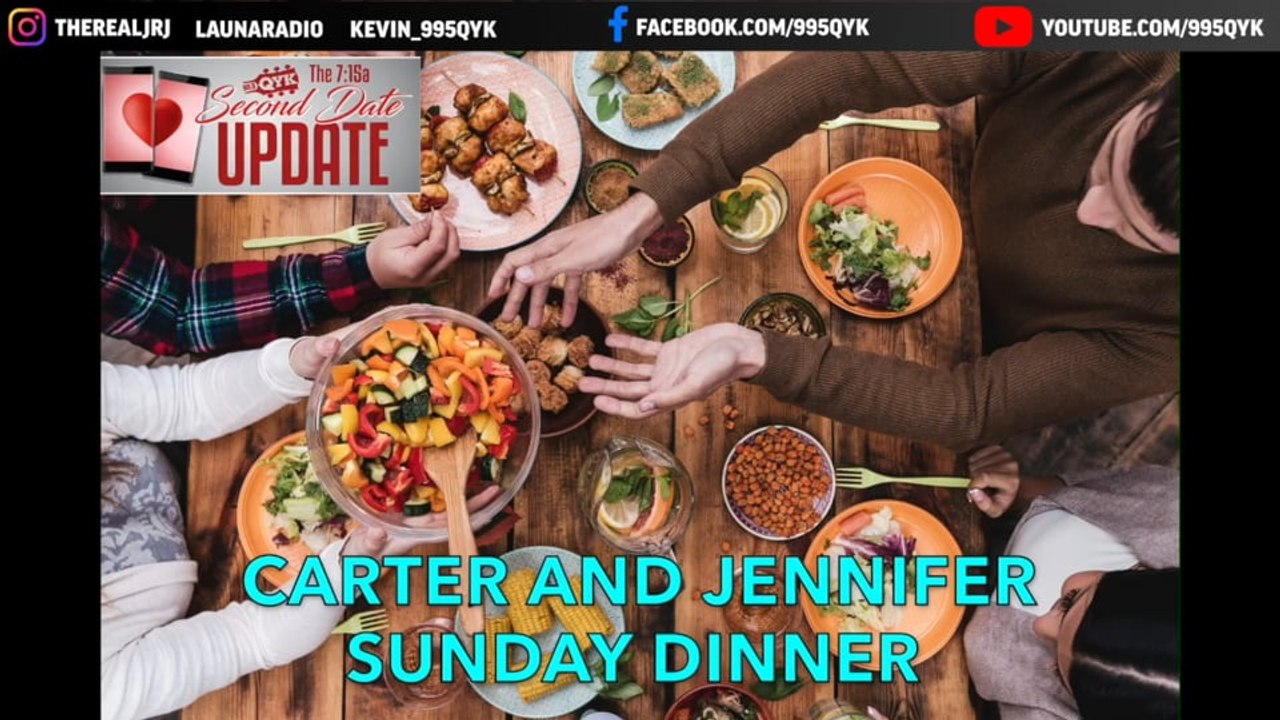 Second Date Update - Sunday Dinner