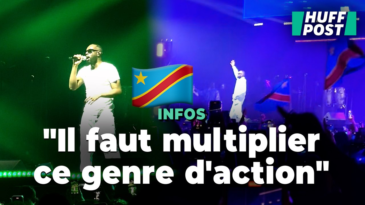 Au concert « Solidarité Congo » à Bercy, Gims appelle à « multiplier ce genre d’action »