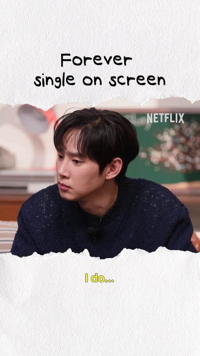 this guy is forever single on screen