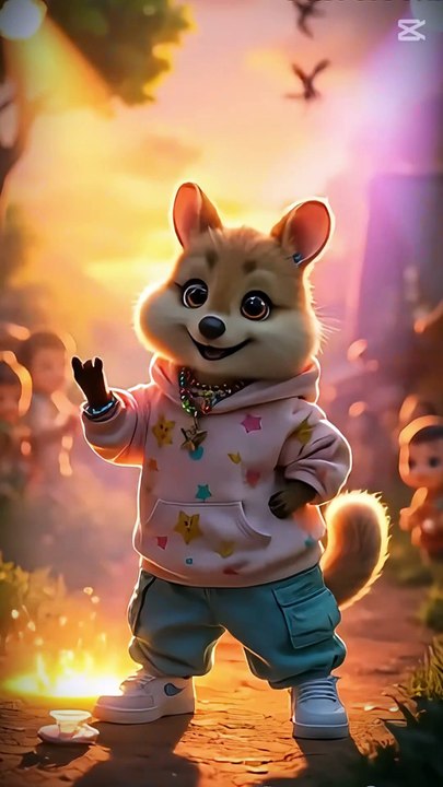 Cute Quokka Dancing Sam Sam