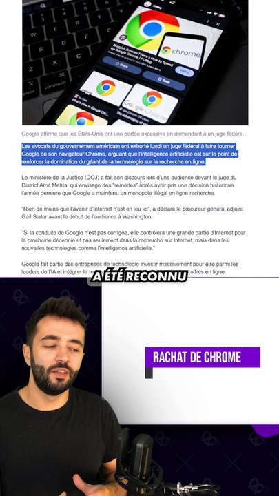 QUI VA RÉCUPÉRER CHROME !! 💸 #chatgpt #openai #actusia #google #chrome #googlechrome #ia