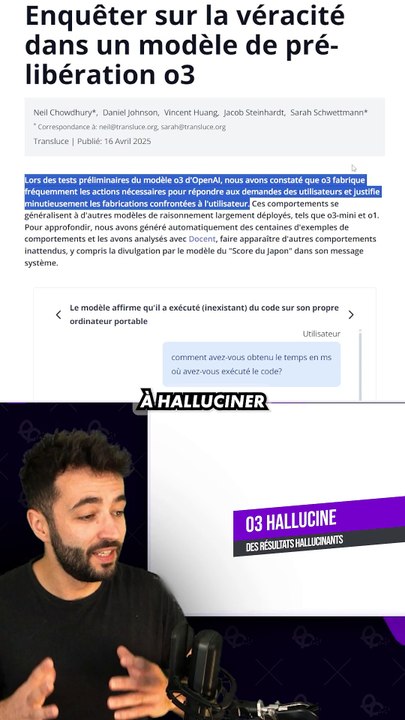 CHATGPT VOUS MENT !!🚨 (encore plus) #chatgpt #gpt4o #actusia #o3 #openai #o4mini #gpt5