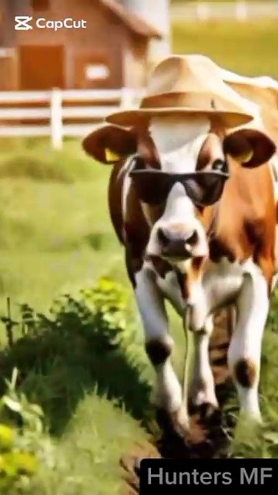 Cow is working in the field/ AI generated Cow/ Beautiful Cow/ Hard-working Cow #cow #aigenerated #ai