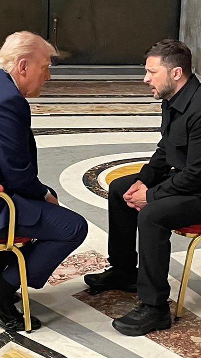 트럼프 돌변, 대뜸 푸틴 저격했다…"바티칸서 깨달음 순간 왔나"