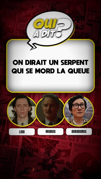 DEVINE QUI A DIT… « On dirait un serpent qui se mord la queue »