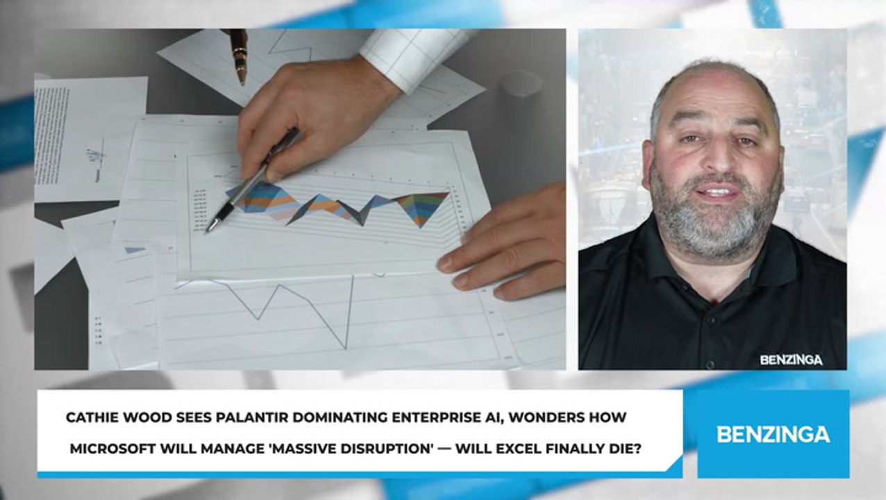 Cathie Wood Sees Palantir Dominating Enterprise AI, Wonders How Microsoft Will Manage 'Massive Disruption' — Will Excel Finally Die?