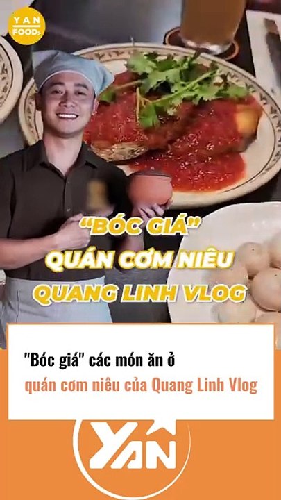 Bốc giá các món ăn ở quán cơm Quang Linh Vlog