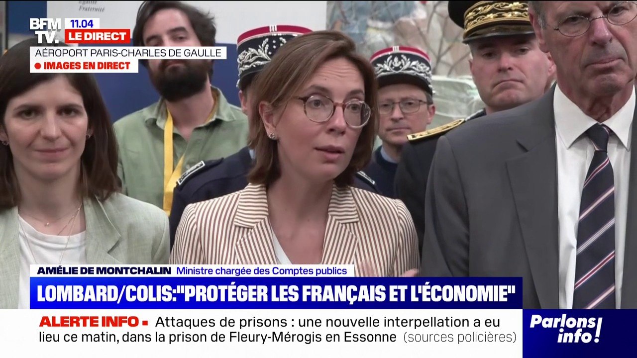 Amélie de Montchalin, ministre chargée des Comptes publics, annonce "des frais de gestion forfaitaire" pour le contrôle des colis chinois dès 2026
