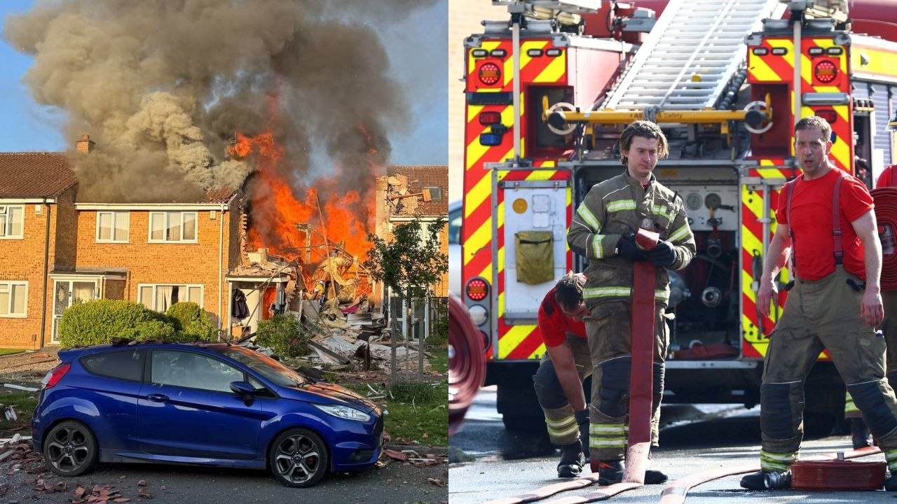 House destroyed in suspected gas explosion