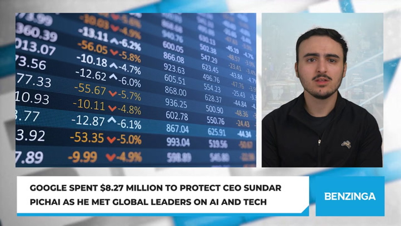 Google Spent $8.27 Million To Protect CEO Sundar Pichai As He Met Global Leaders On AI And Tech