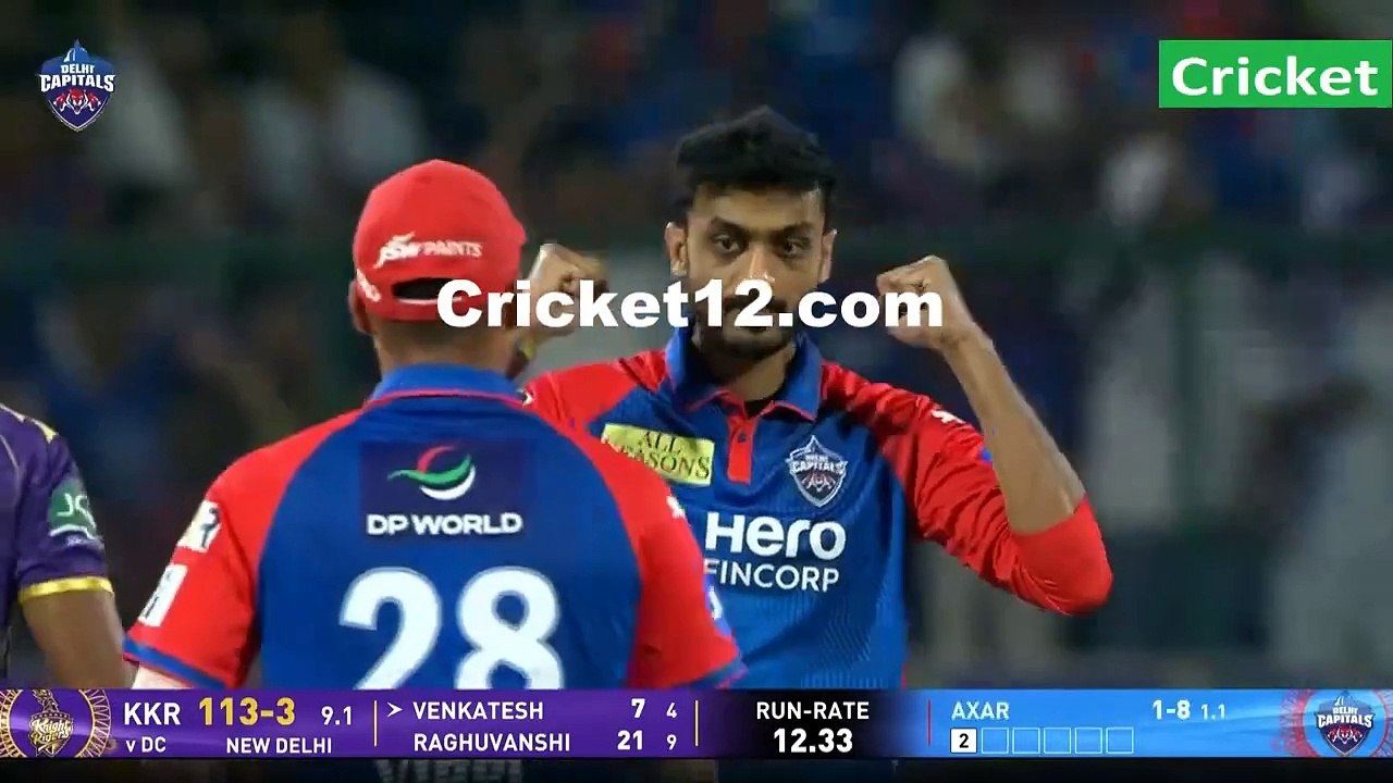 IPL 48th Match 2025 - KKR vs DC Highlights