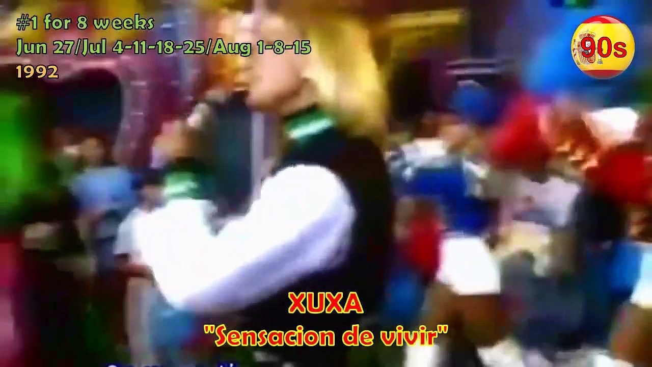 Number one 90's songs in Spain