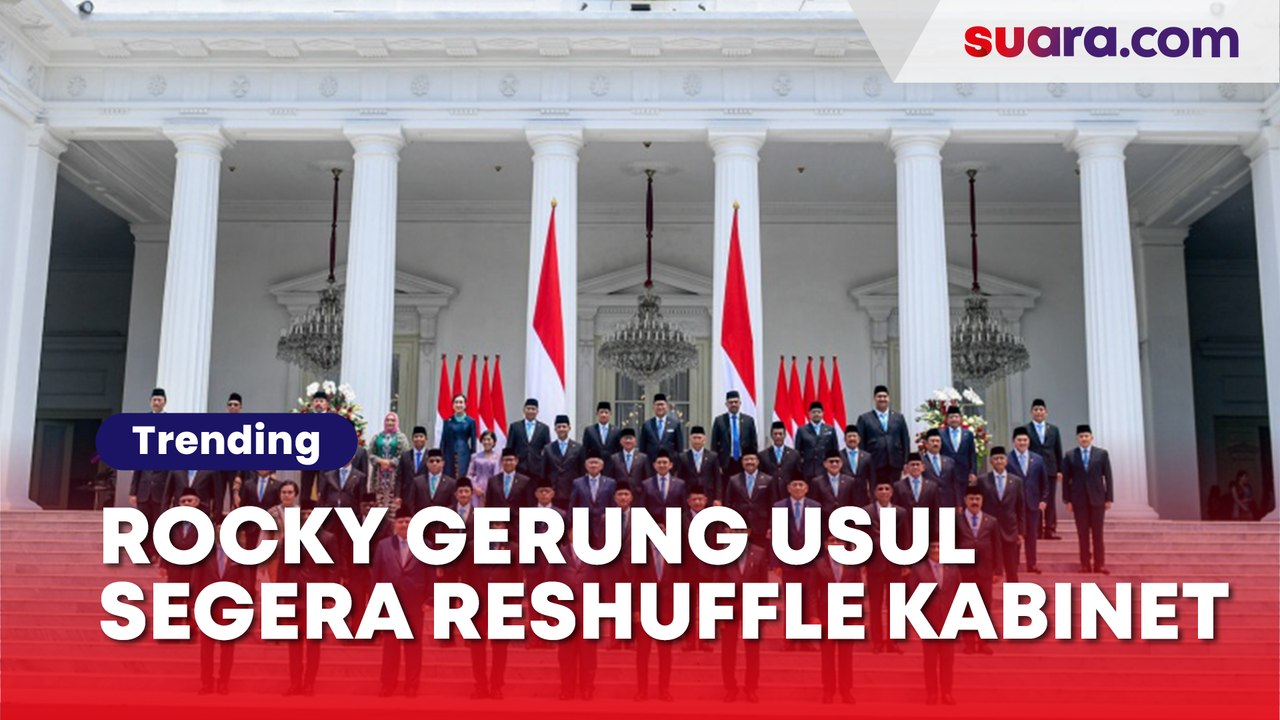 Usul Segera Reshuffle Kabinet, Rocky Gerung Wanti-wanti Ini ke Prabowo